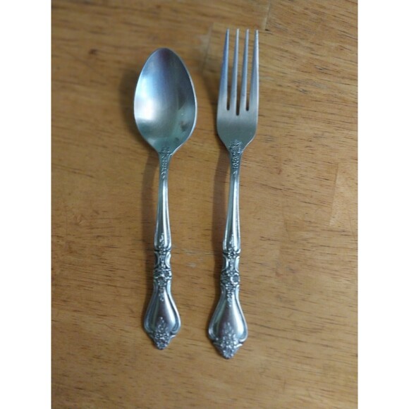 Rogers Stainless Steel Spoon and Fork Korea - Picture 1 of 2
